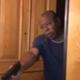 A man brandishing a gun told Black Lives Matter activists to leave the porch of Los Angeles District Attorney Jackie Lacey’s home.